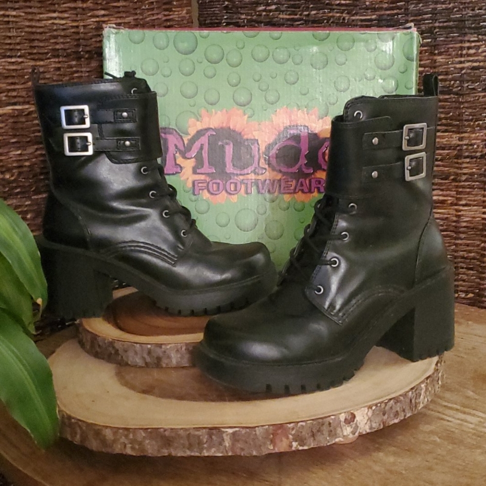 Mudd 🌻 Vintage Mighty 90's Retro Chunky Platform♡